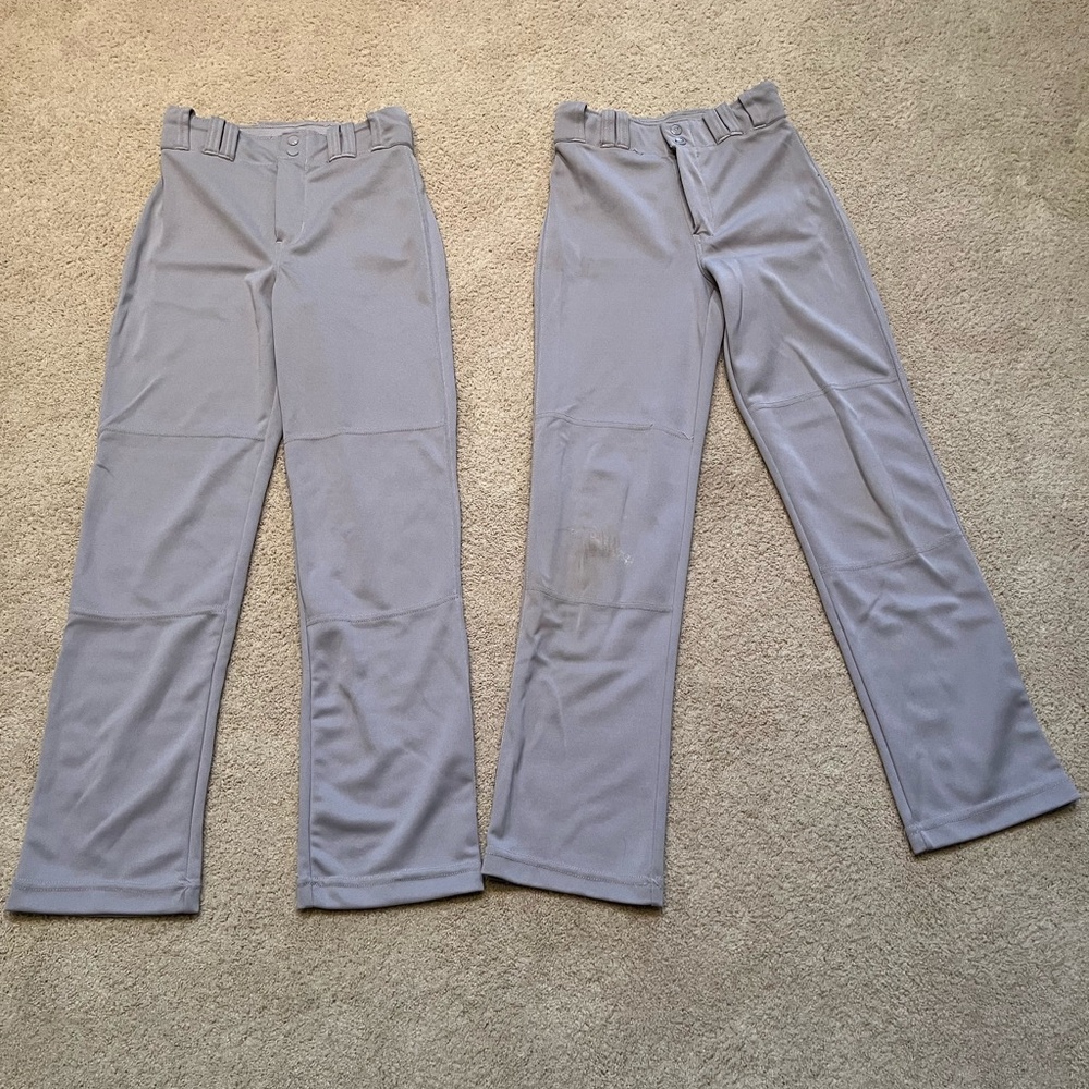 3 Gray Baseball Pants